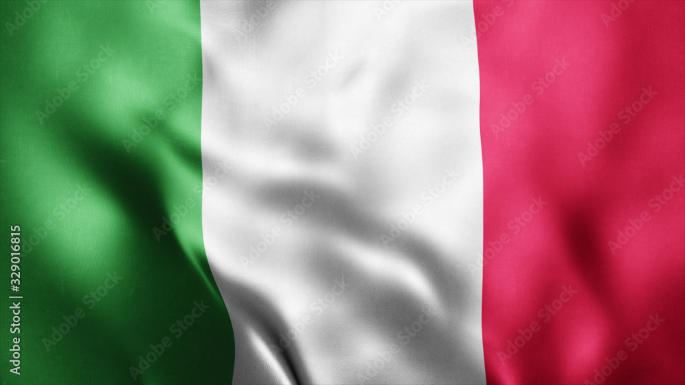 3d Rendered Realistic fabric Shiny Silky waving flag of Italy 8K Illustration Flag Background Italy National Flag 3d Rendered Realistic fabric Shiny Silky waving flag of Italy 8K Illustration Flag Background Italy National Flag
