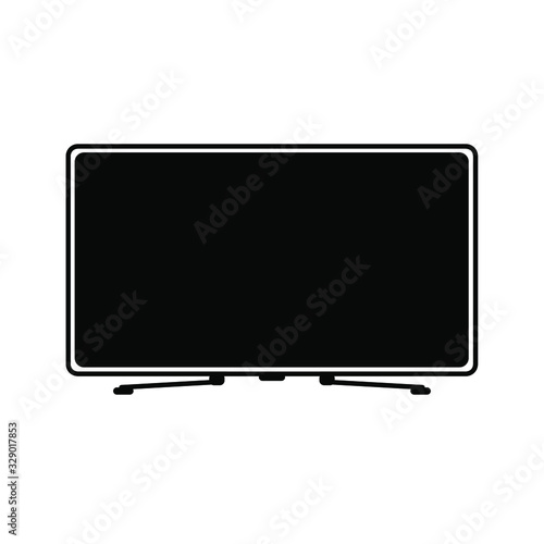 tv icon on white background