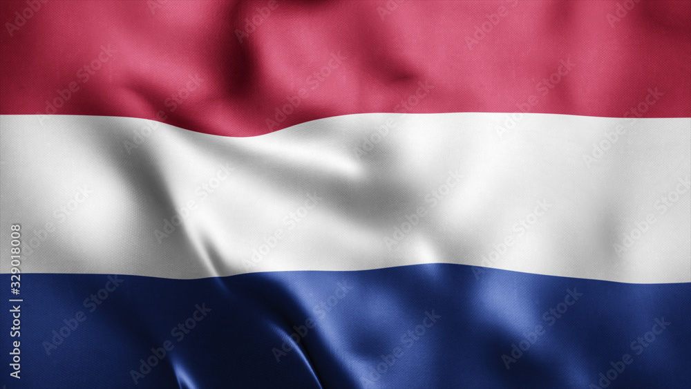 3d Rendered Realistic fabric Shiny Silky waving flag of Netherlands 8K Illustration Flag Background Netherlands National Flag 3d Rendered Realistic fabric Shiny Silky waving flag of Netherlands 8K Illustration Flag Background Netherlands National Flag