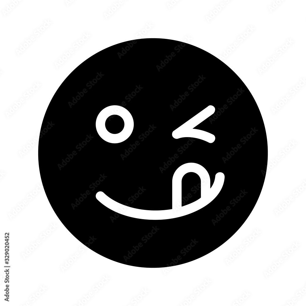 cute expression icon with glyph style. Suitable for website design, logo, app and ui. cute expression icon with glyph style. Suitable for website design, logo, app and ui.