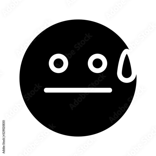 clumsy icon icon with a glyph style. Suitable for website design, logos, applications and UI.