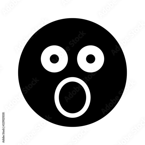 stunned icon with a glyph style. Suitable for website design, logos, applications and UI.