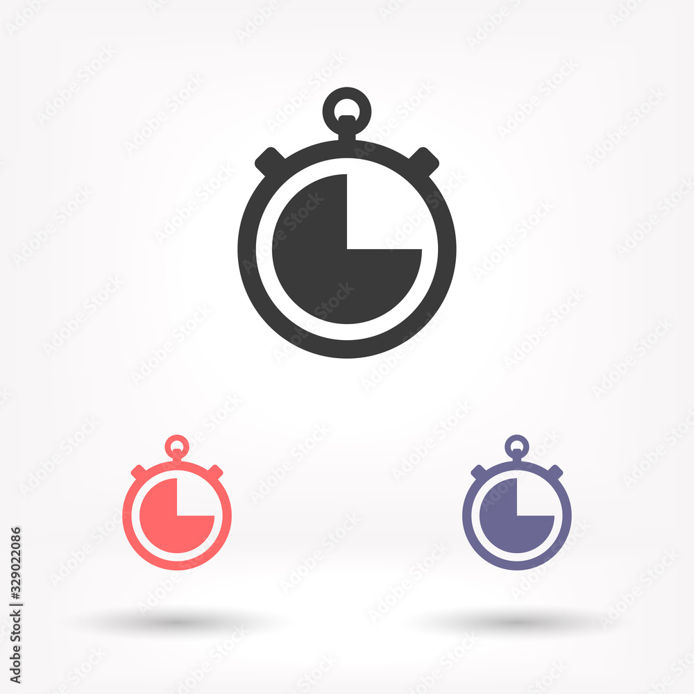 icon clock time vector , lorem ipsum Flat design icon clock time vector , lorem ipsum Flat design