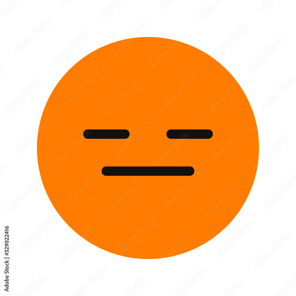 unpleasant expression icon with flat style. Suitable for website design, logo, app and ui. unpleasant expression icon with flat style. Suitable for website design, logo, app and ui.