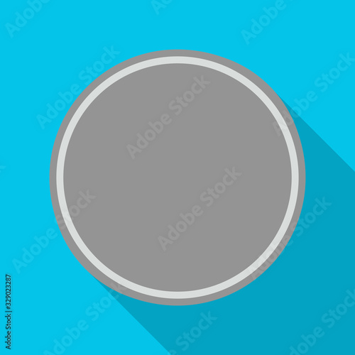 Fastener head vector icon.Flat vector icon isolated on white background fastener head.