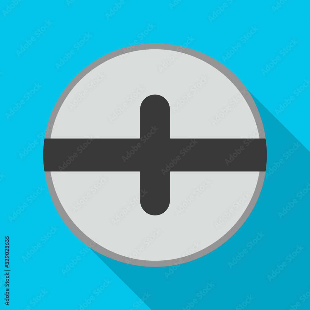 Obraz premium Rivet nut vector icon.Flat vector icon isolated on white background rivet nut.