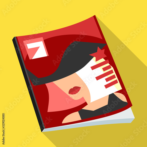 Book vector icon.Flat vector icon isolated on white background book .