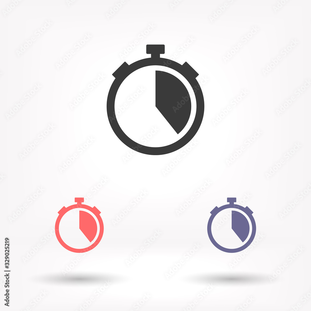 Stopwatch vector icon , lorem ipsum Flat design Stopwatch vector icon , lorem ipsum Flat design