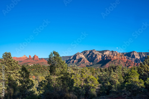 Red-Rock Buttes landscape in Sedona  Arizona