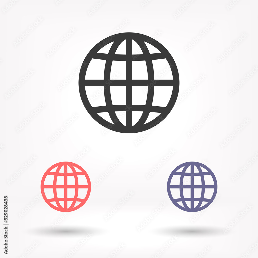 Obraz premium World Vector icon design 10 eps illustration