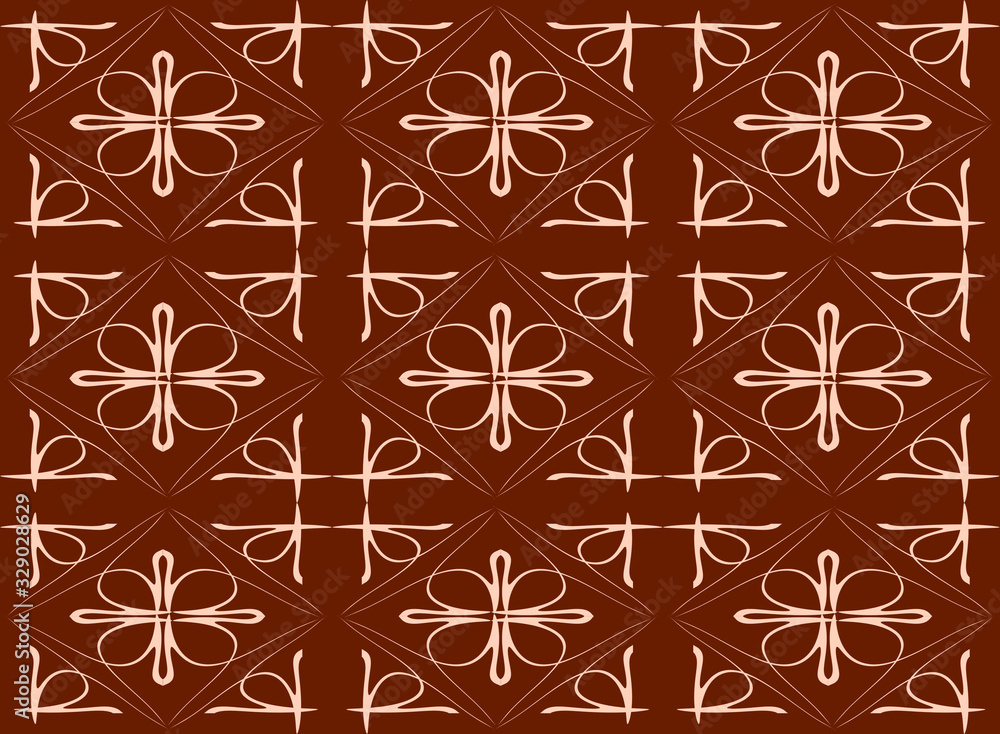 Seamless pattern design with floral background elements, beautiful ornaments Seamless pattern design with floral background elements, beautiful ornaments