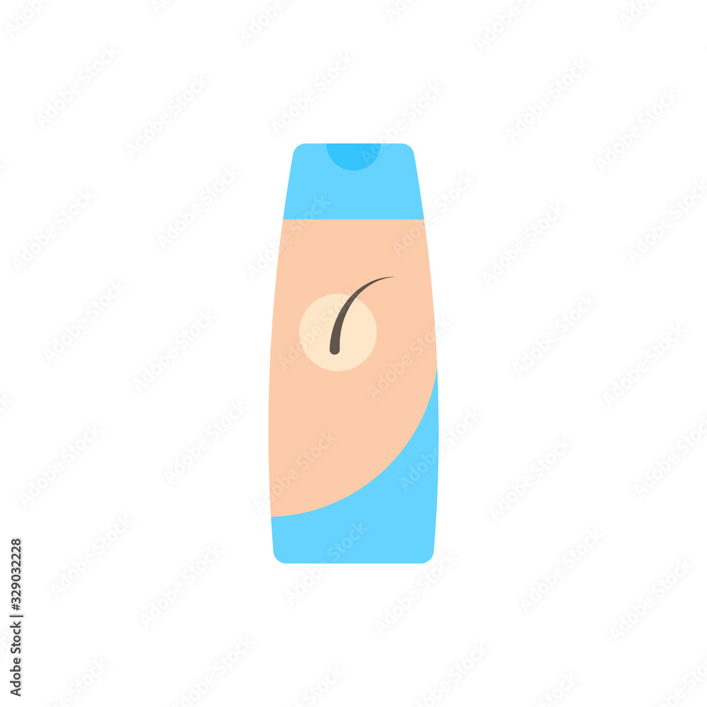 Shampoo Vector Flat Icon style illustration. Shampoo Vector Flat Icon style illustration.