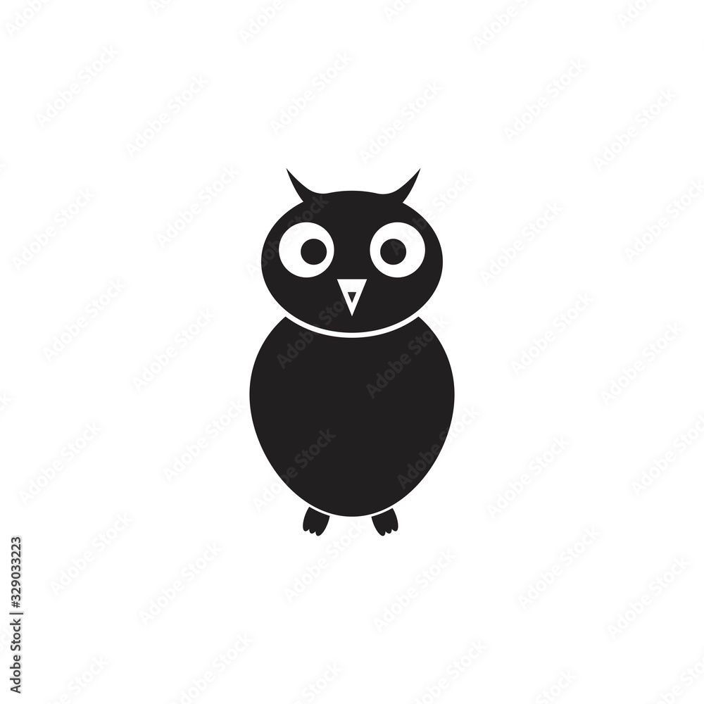 Owl logo vector