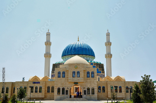 Khoja Ahmed Yasawi Mausoleum in Turkistan, Kazakhstan photo