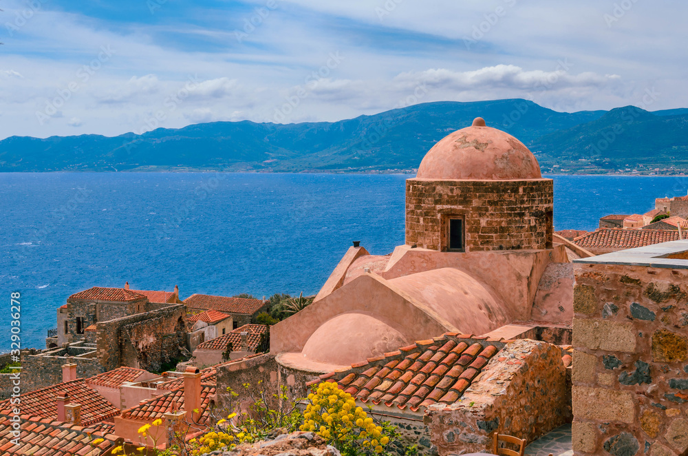 Monemvasia, the medieval castle town of Peloponnese is among the most impressive places in Greece. 