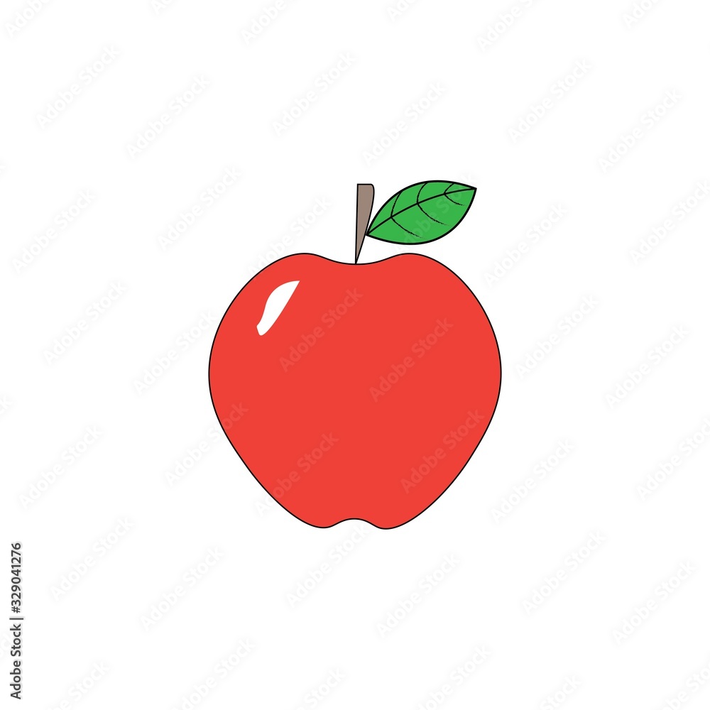 Apple logo vector illustration Apple logo vector illustration