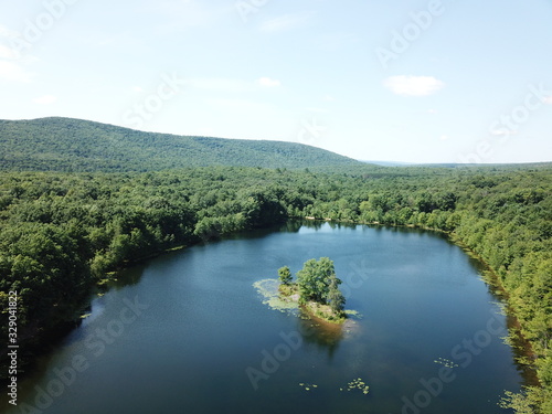 Fototapeta Naklejka Na Ścianę i Meble -  lake in deep forest