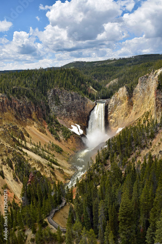 Upper Falls in Yellowstone National park