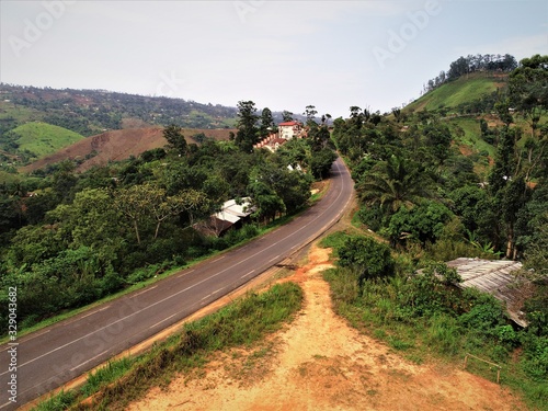 road in west cameroon mountains