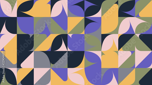 Mid-Century Abstract Vector Pattern Design