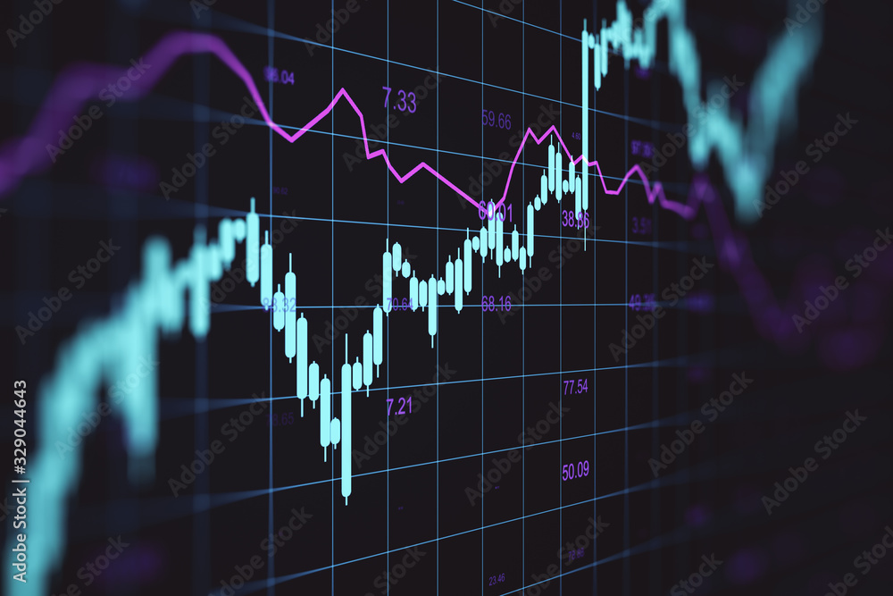 Creative forex chart backround with lines Creative forex chart backround with lines