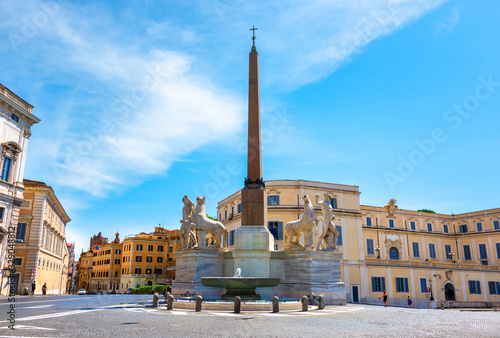 Dioscuri Fountain in Rome