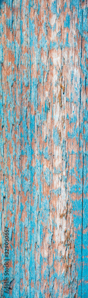 Vertical wooden turquoise background.Blue ragged board. Vertical wooden turquoise background.Blue ragged board.