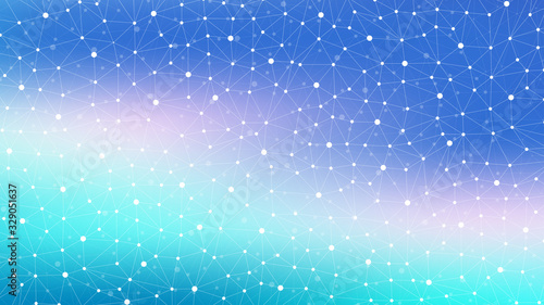 Big Genomic Data Visualization. DNA helix, DNA strand, DNA Test. CRISPR CAS9 - Genetic engineering. Molecule or atom, neurons. Abstract structure for Science or medical background, banner. Wave flow.