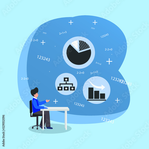 design web illustrtion economic business