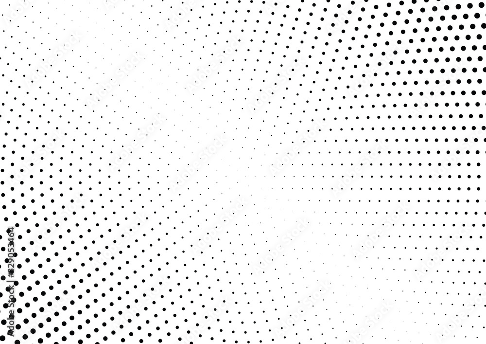 Abstract halftone dotted background. Futuristic grunge pattern, dot and circles.  Vector modern optical pop art texture for posters, sites, business cards, cover, postcards, labels, stickers layout.