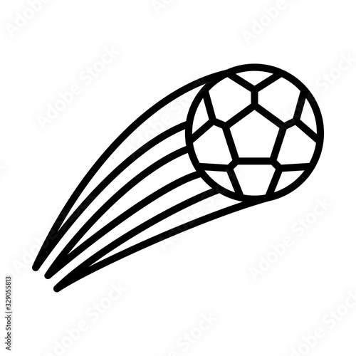 Goal, football icon. Simple line, outline vector elements of soccer for ui and ux, website or mobile application