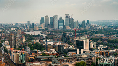 London cityscape - Canary Wharf - Editorial