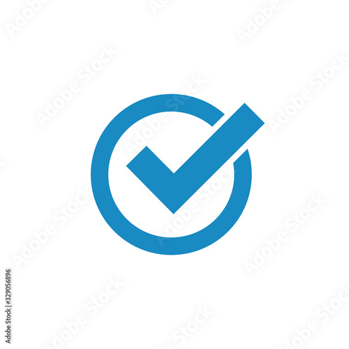 check mark icon, check mark symbol vector