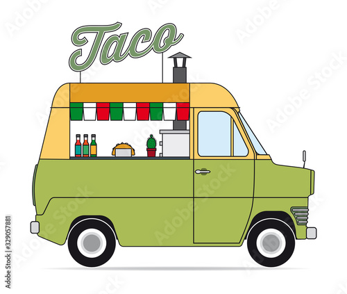 Mexikanischer Taco-Transporter
