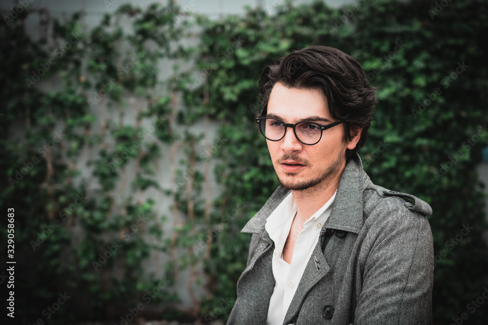 Young professional with eye glasses Young professional with eye glasses