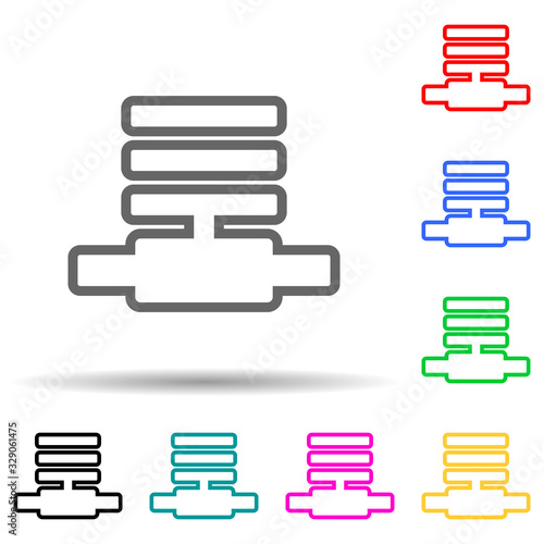 communication line icon. Element of simple icon for websites, web design, mobile app, info graphics. Thick line icon for website design and development, app development