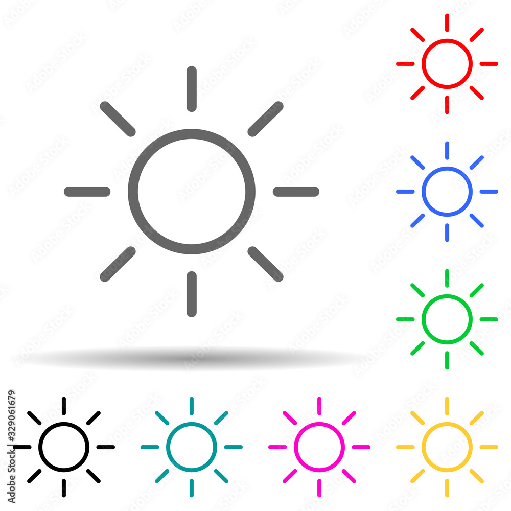 the sun icon. Element of simple icon for websites, web design, mobile app, info graphics. Thick line icon for website design and development, app development the sun icon. Element of simple icon for websites, web design, mobile app, info graphics. Thick line icon for website design and development, app development