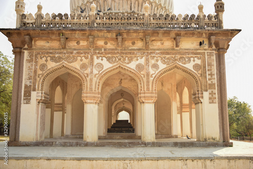 Ancient Antique 400 Years Old Sultan Seven Qutub Shahi Rulers of Hyderabad Seven Tomb Stock Photography Image