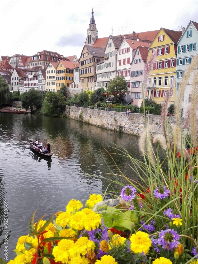 Canal in Tübingen , Germany