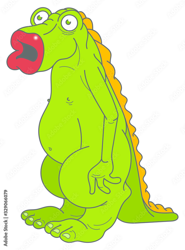 Fototapeta premium Monstre vert