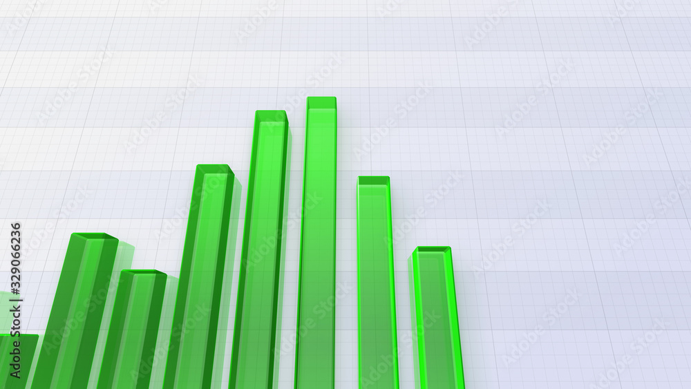 Business Economy Data Graph Chart Bar Growth Success 3D illustration background Business Economy Data Graph Chart Bar Growth Success 3D illustration background
