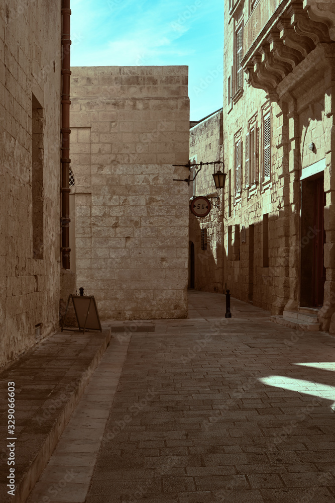 Obraz premium Mdina street, Malta