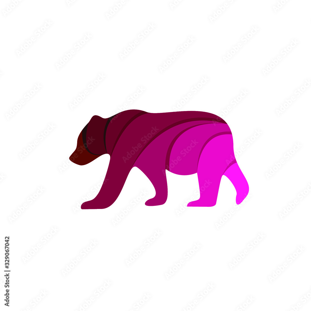 Fototapeta premium bear logo