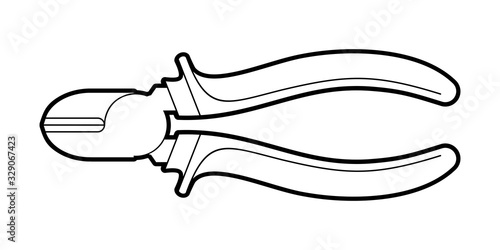 Nippers hand tool.