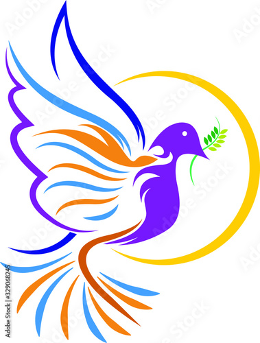fly dove logo © Dharshani