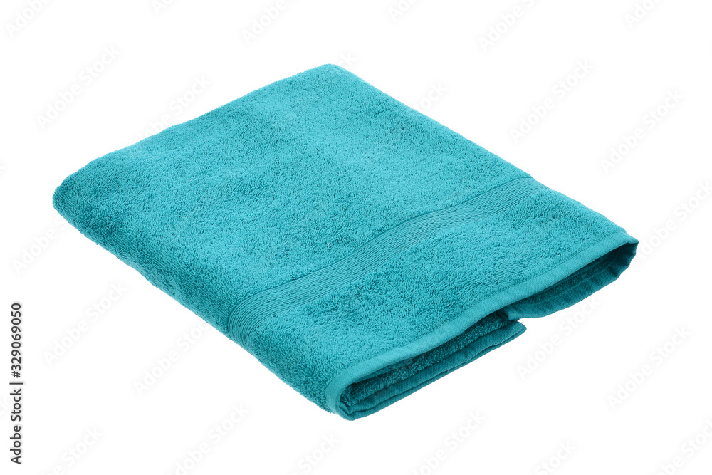 a cyanide towel lies on a white background of isolate a cyanide towel lies on a white background of isolate