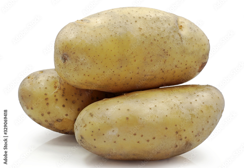 Potato isolated on white background Potato isolated on white background