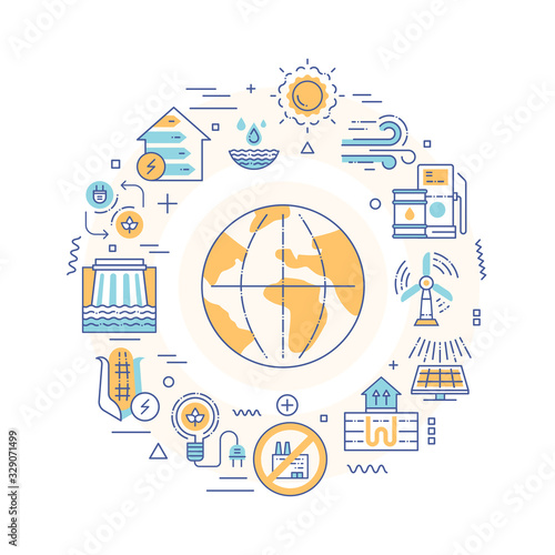 фотографія Alternative energy resources web banner