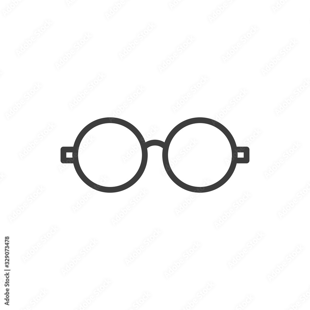 Sunglasses Vector Line Icon style illustration. Sunglasses Vector Line Icon style illustration.