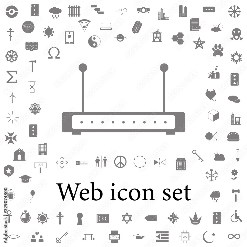 Router icon. web icons universal set for web and mobile